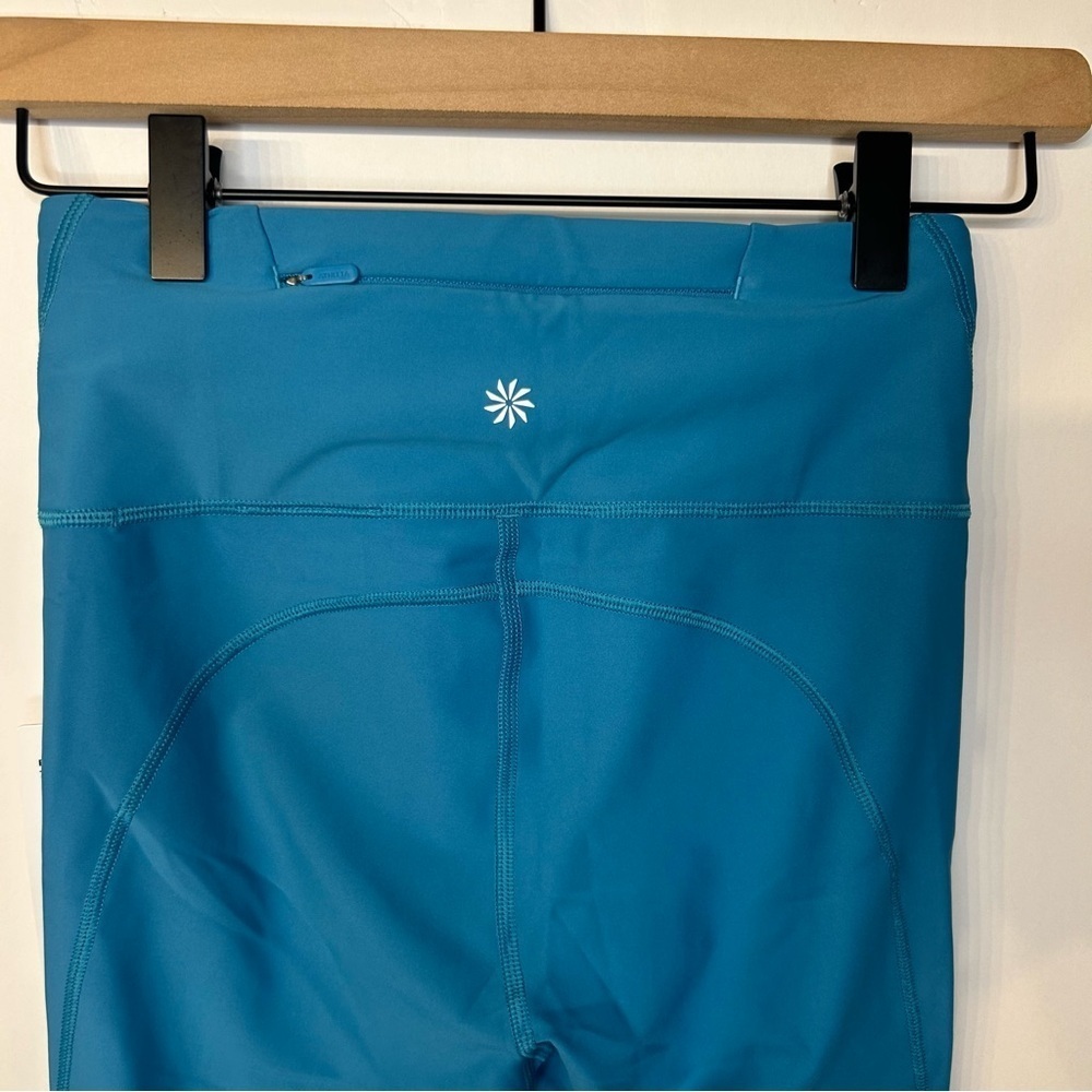 *NWT* Athleta Pacesetter 7/8 Tights in Teal Blue, Size XS Leggings - Picture 11 of 16